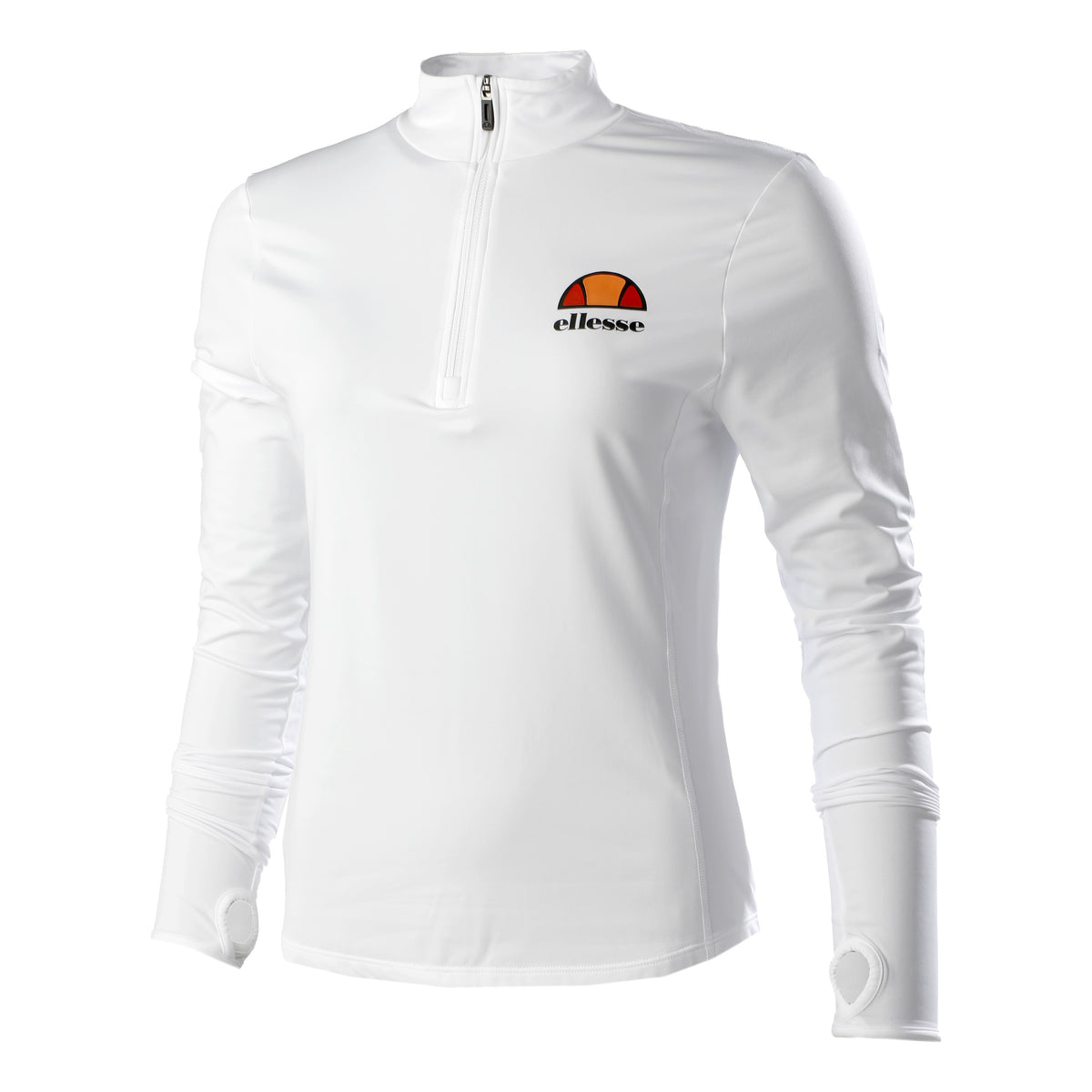 Ellesse Sofira 1/4 Zip Long sleeve Women - white, Ellesse Sofira 1/4 Zip Long sleeve Women - white,