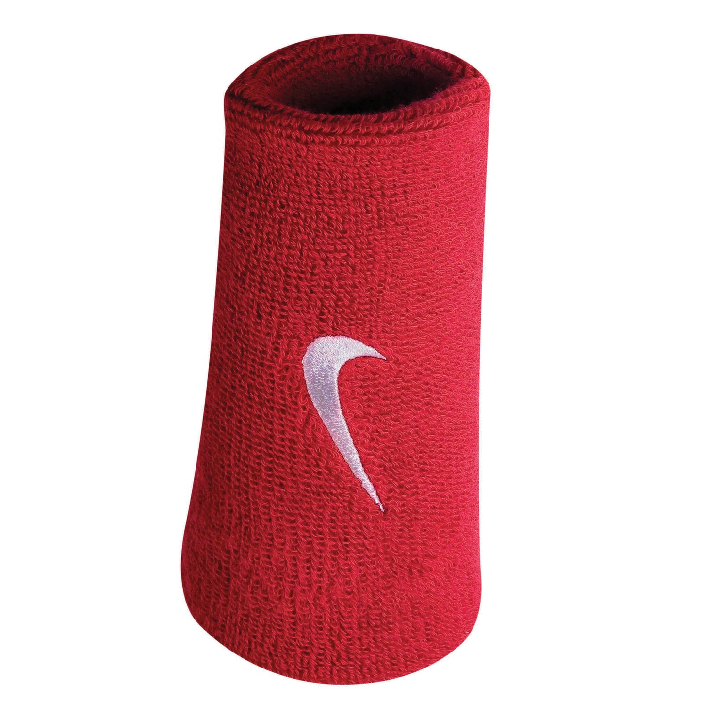 Nike Swoosh Doublewide Wristband 2 Pack Unisex - red, white Nike Swoosh Doublewide Wristband 2 Pack Unisex - red, white