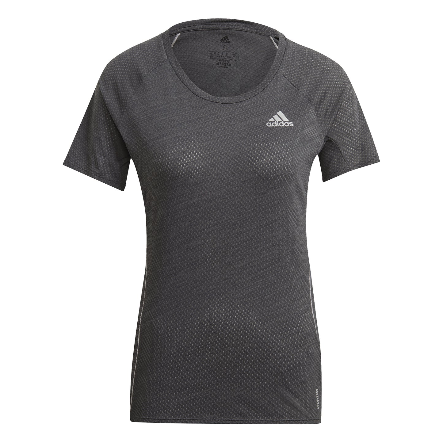 adidas Runner T-Shirt Women - dark grey, white adidas Runner T-Shirt Women - dark grey, white