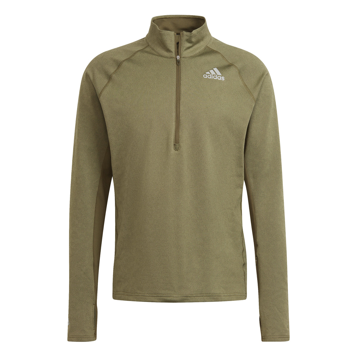 adidas Half-Zip Long sleeve Men - olive, adidas Half-Zip Long sleeve Men - olive,