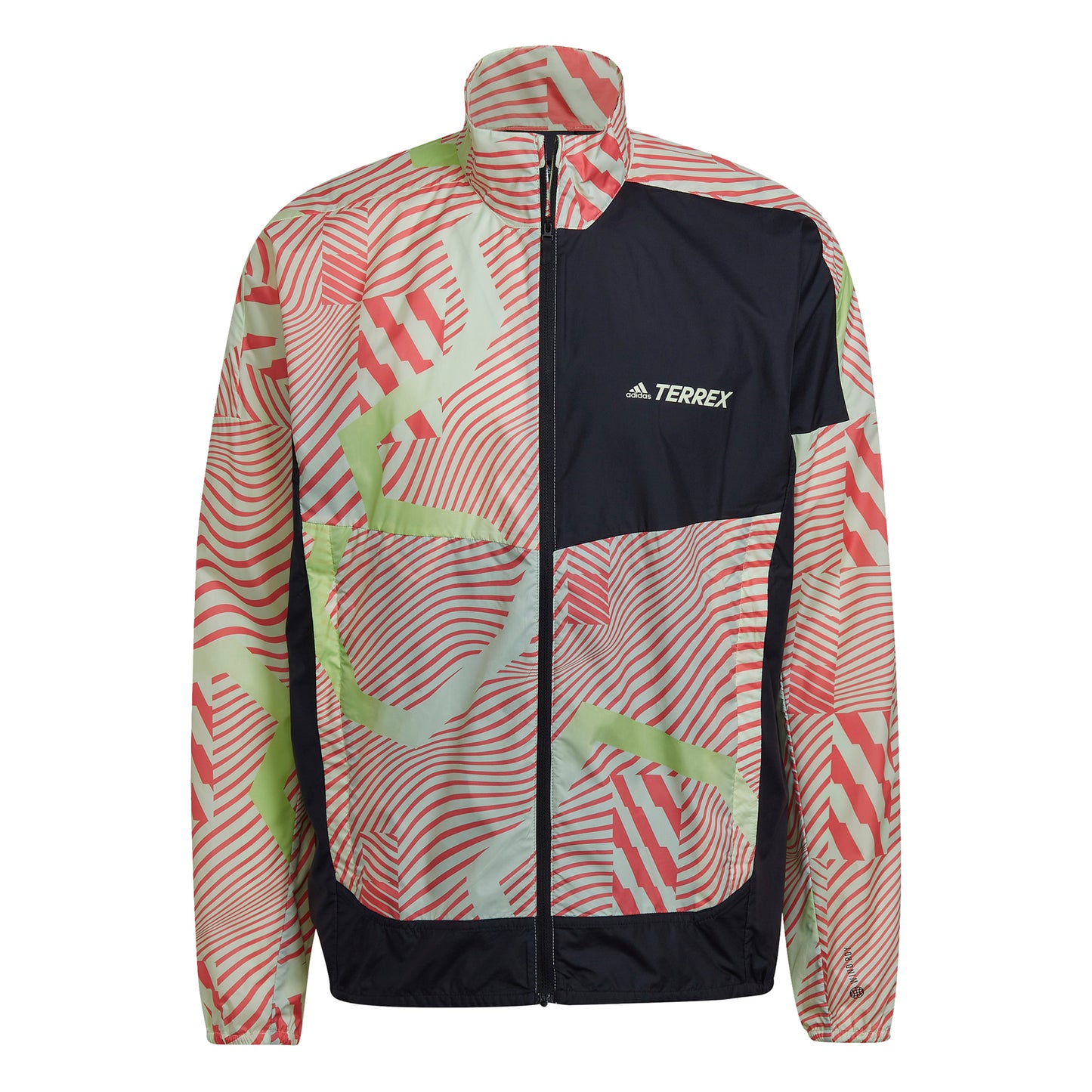 adidas Trail Running jacket Men - red, green adidas Trail Running jacket Men - red, green
