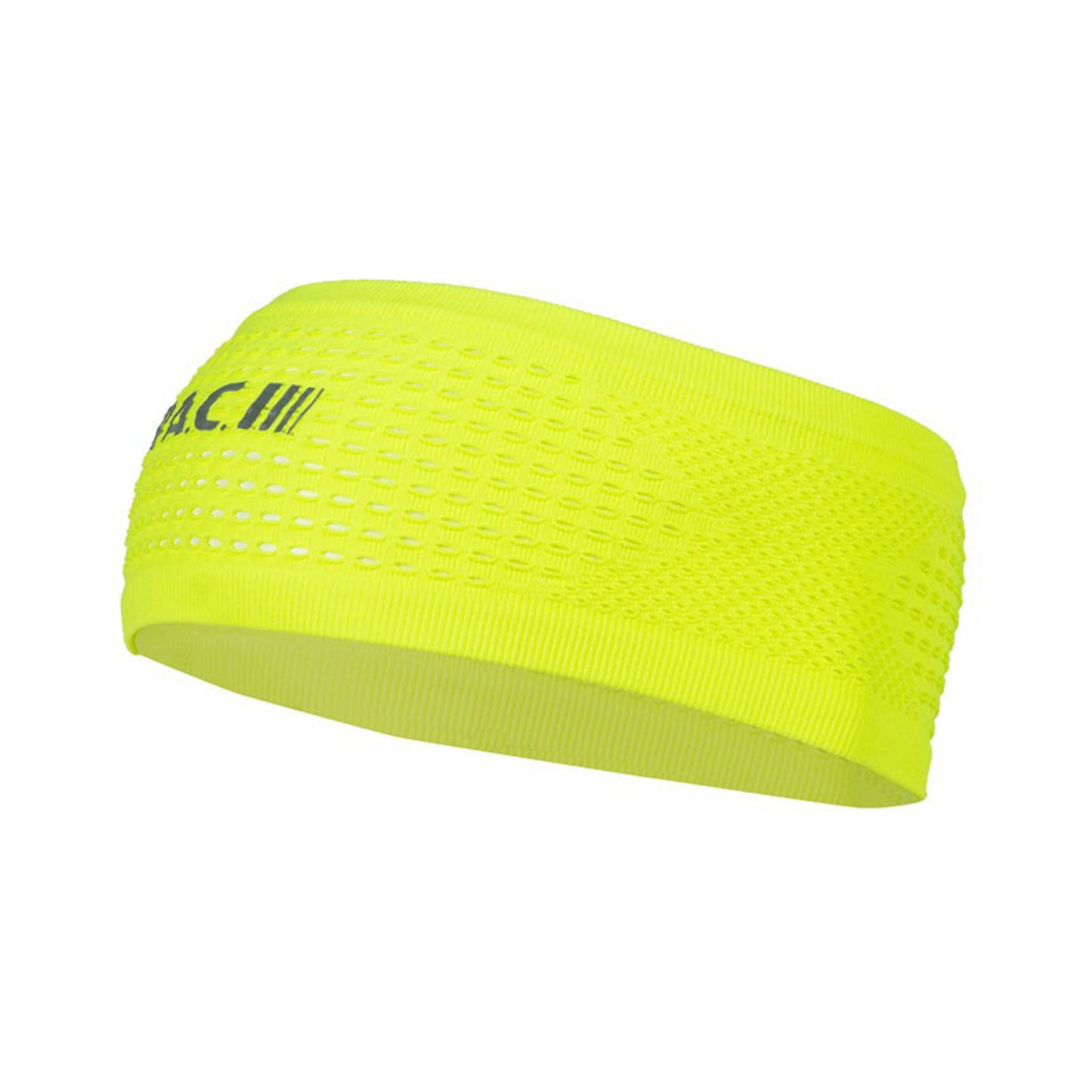 P.A.C. Recycled Seamless Mesh Headband-Neon Yellow P.A.C. Recycled Seamless Mesh Headband-Neon Yellow