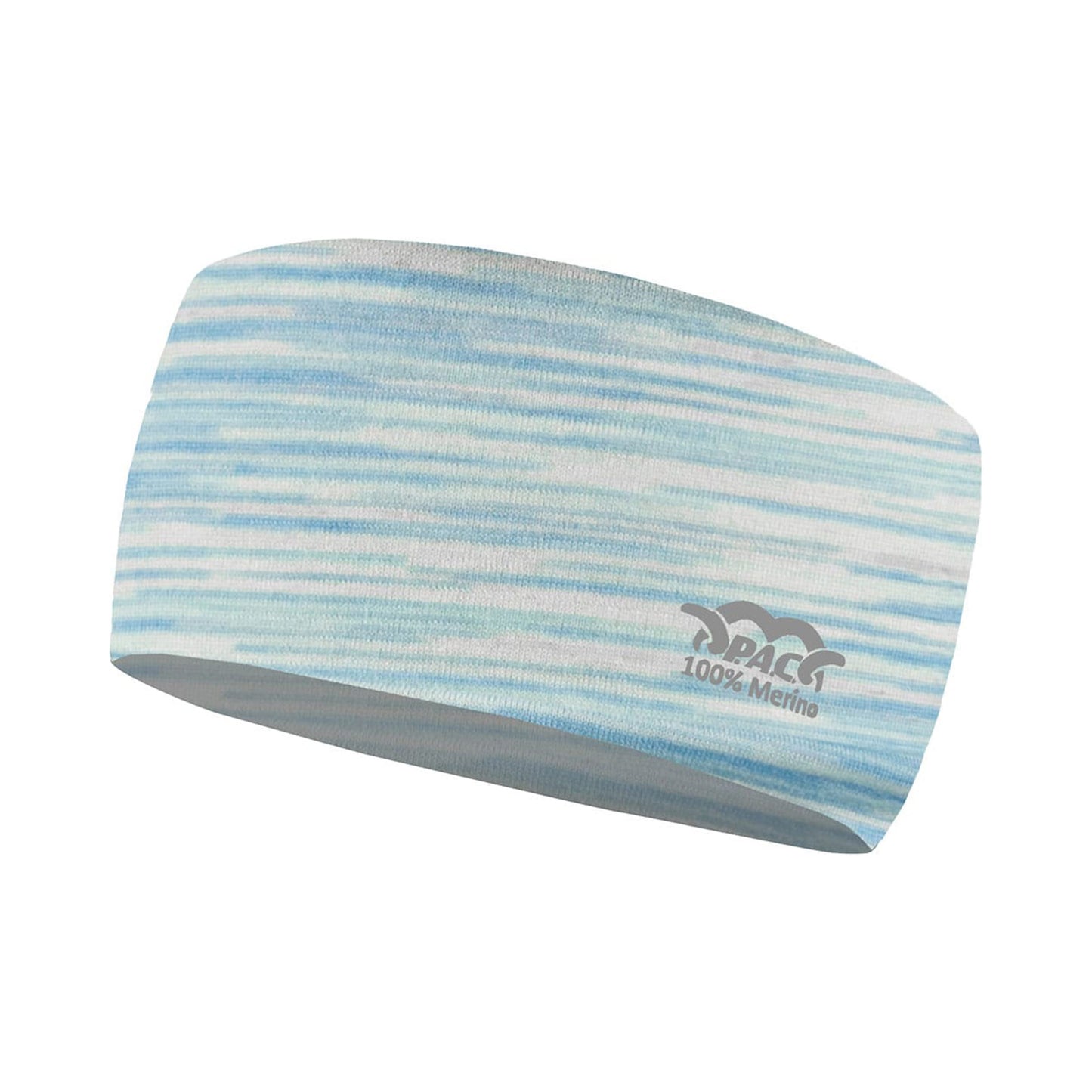 P.A.C. Merino Headband-Cream,Blue P.A.C. Merino Headband-Cream,Blue