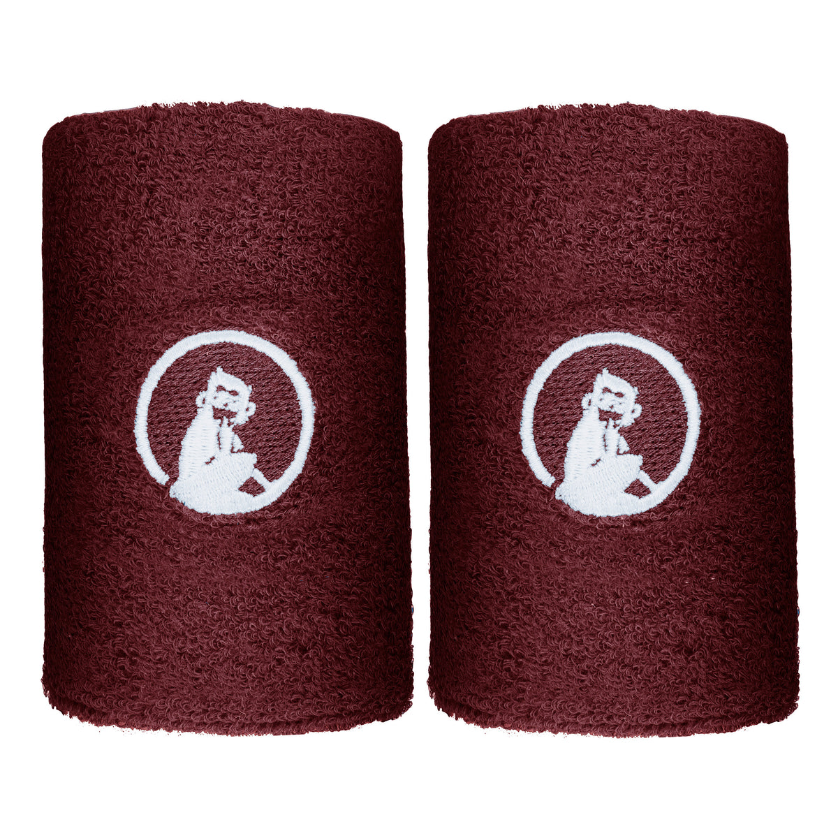 Quiet Please Wristband 2 Pack long - wine red Quiet Please Wristband 2 Pack long - wine red