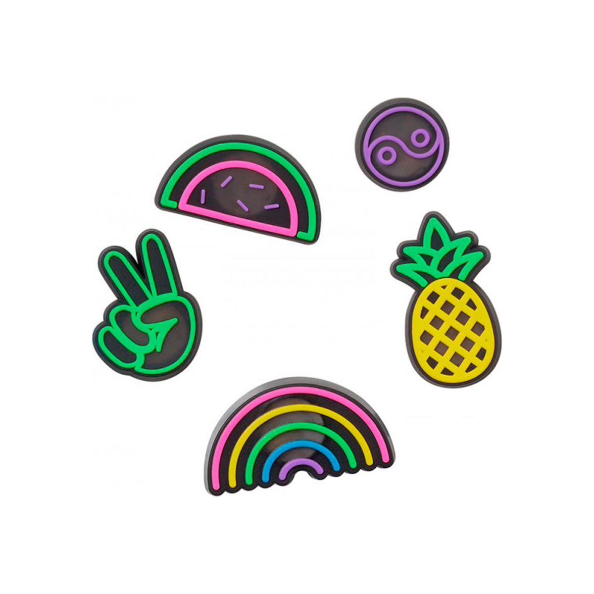 Crocs Lights Up Fun Miscellaneous 5 Pack Unisex - multicoloured Crocs Lights Up Fun Miscellaneous 5 Pack Unisex - multicoloured