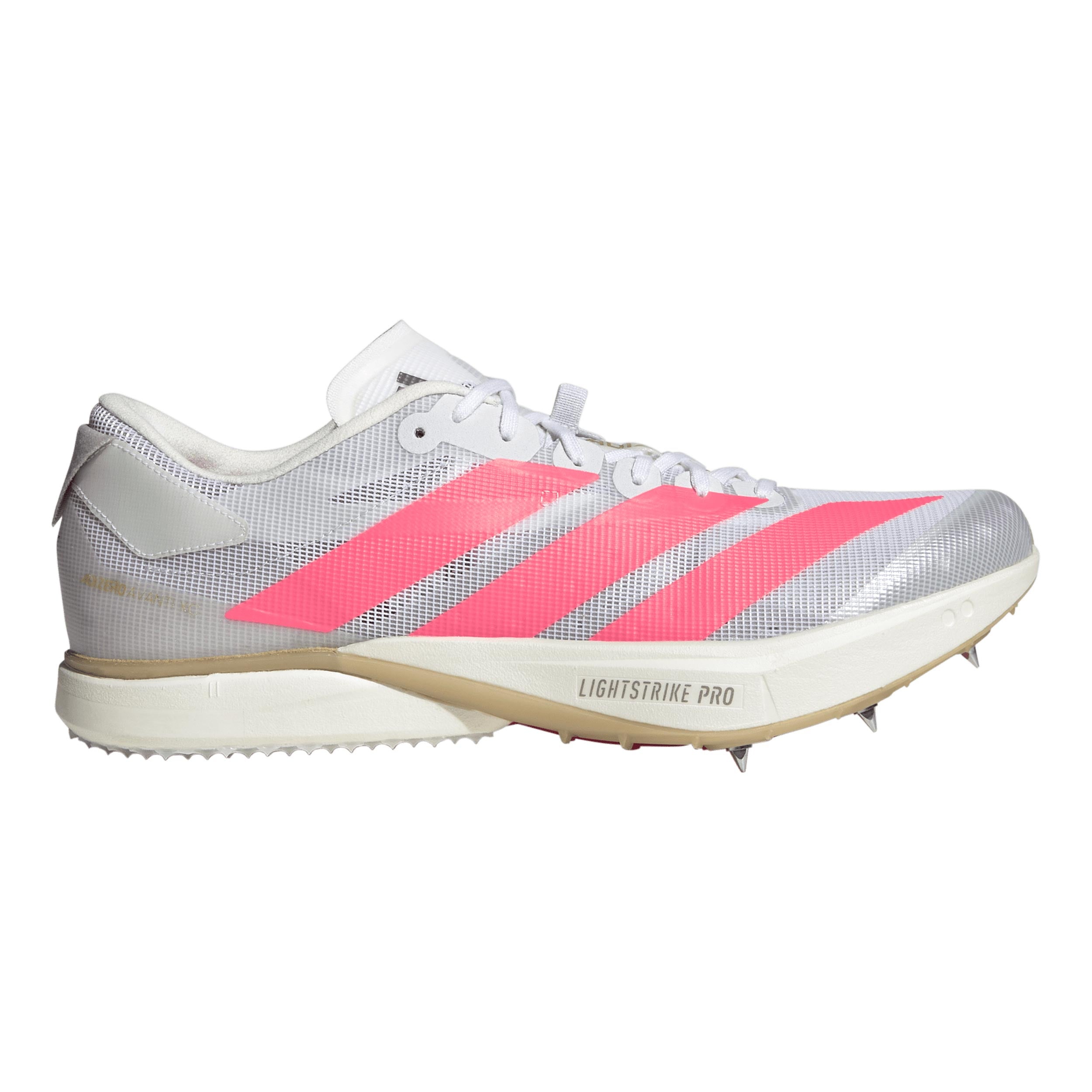 Adizero Avanti XC Spike shoes Unisex - white, orange | Running Point