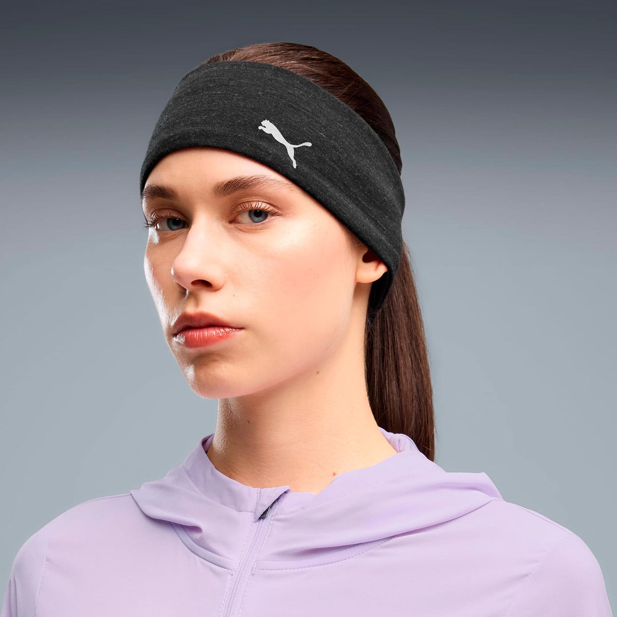 Puma Race Day Merino Headband Unisex - black Puma Race Day Merino Headband Unisex - black