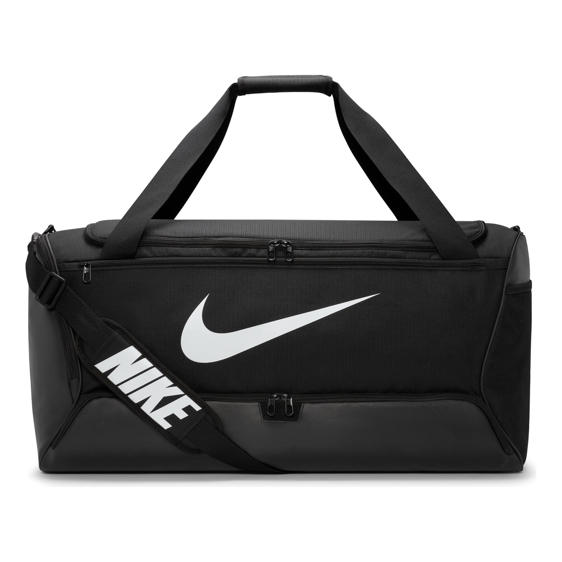Nike Brasilia 9.5 Sports Bag-Black,White