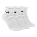 Everyday Cush Ankle Sports Socks 3 Pack-White,Black