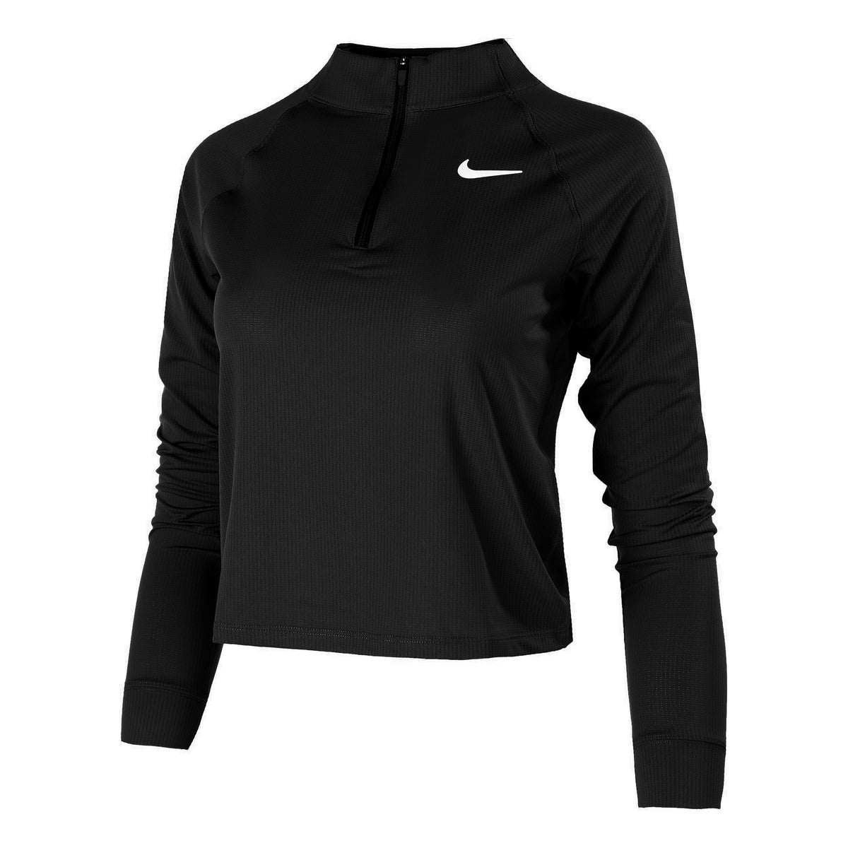 Nike Court Dry Half-Zip Long sleeve Women - black, white