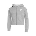Big Kids Zip Hoodie Girls - grey, white