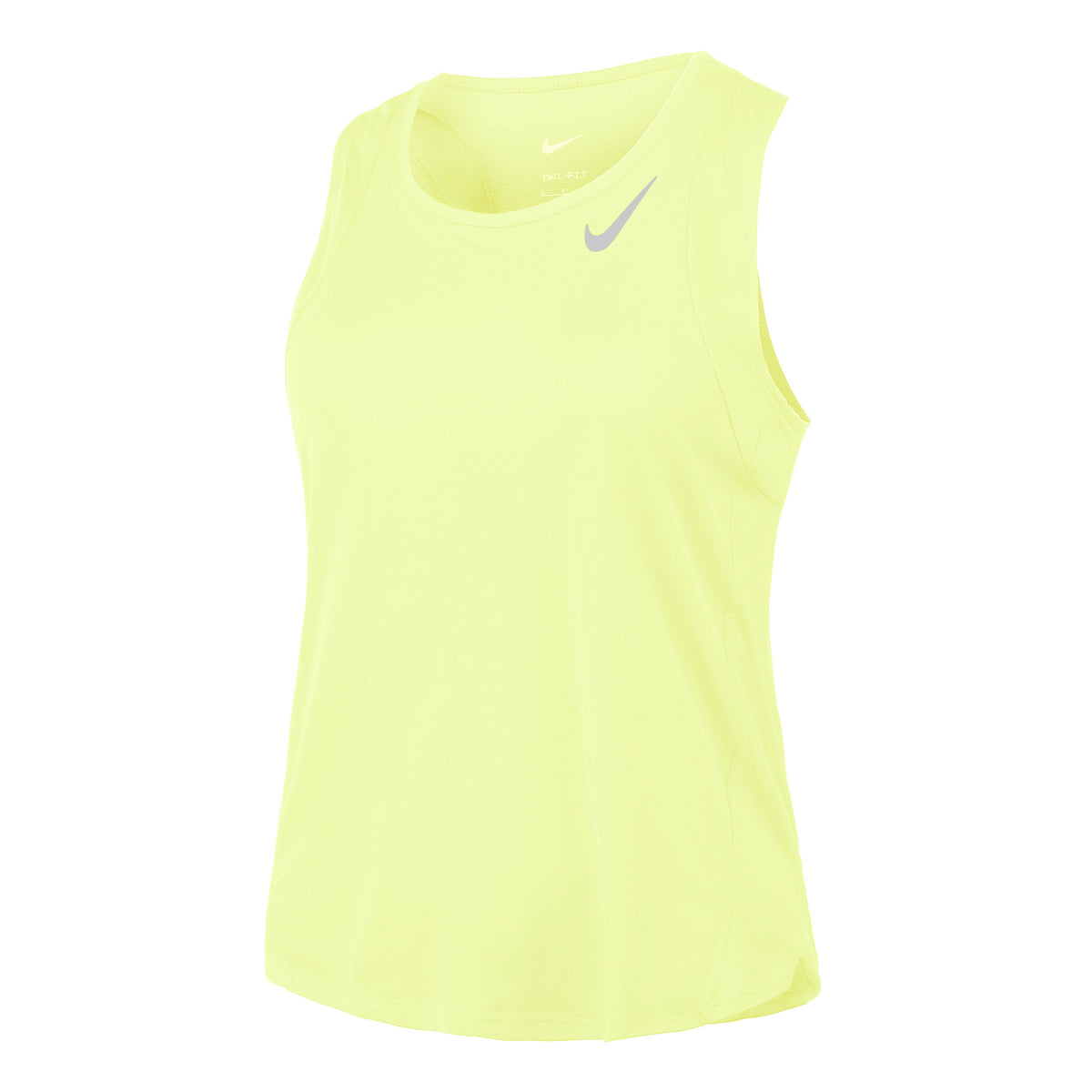 Nike Dri-Fit Race Running shirt Women - yellow, grey