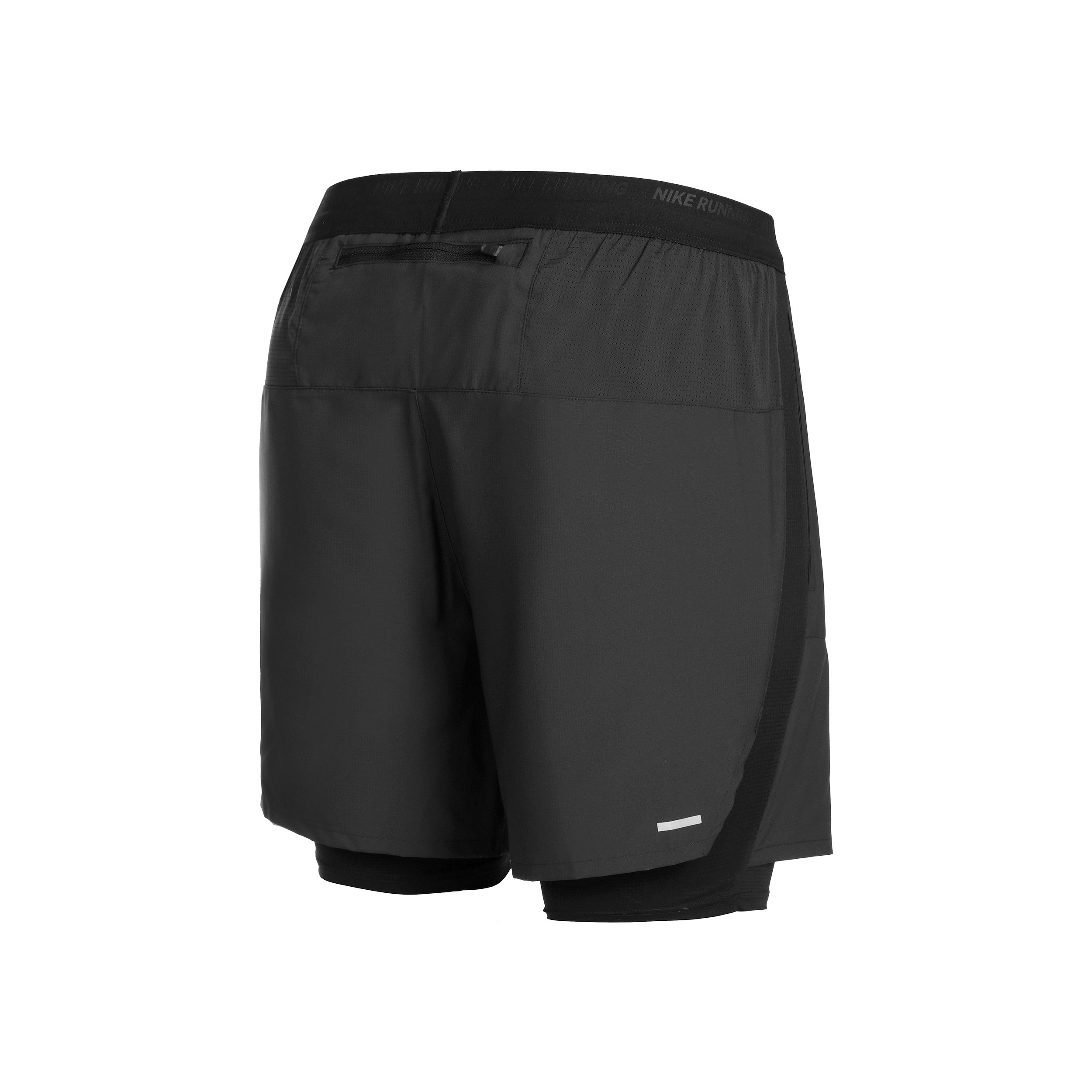 nike men's 2 lined running shorts