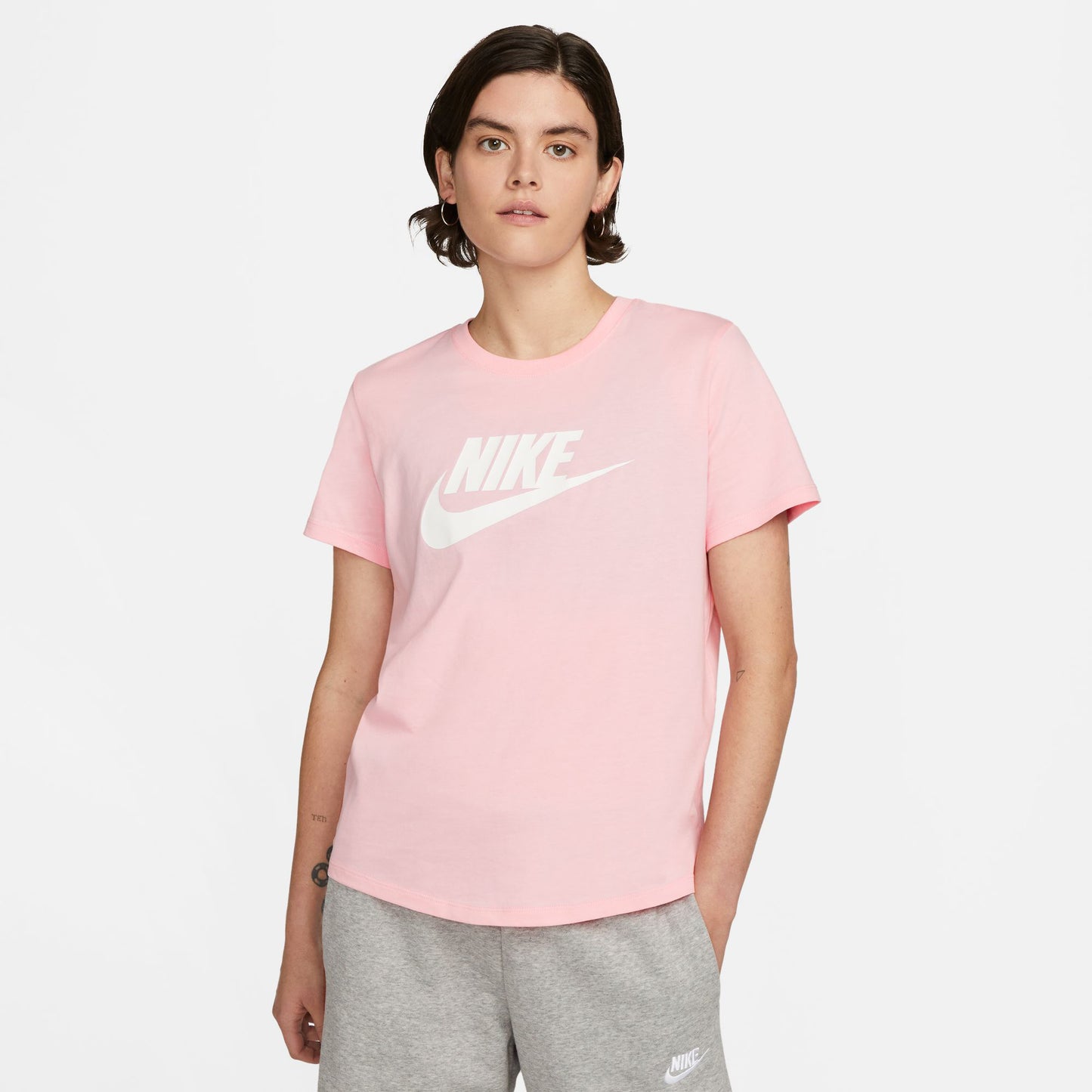 Nike New Sportswear Essential Icon Futura T-Shirt Women - rose, white