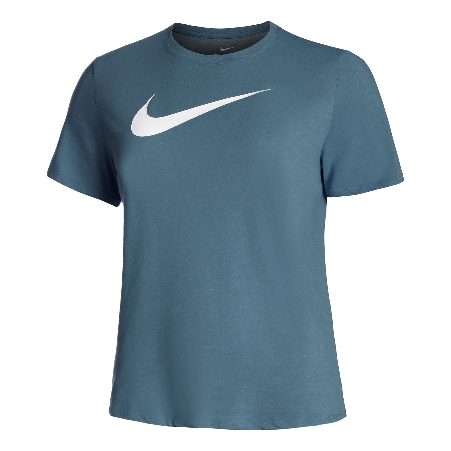 Nike Dri-Fit Swoosh T-Shirt Women - petrol, white
