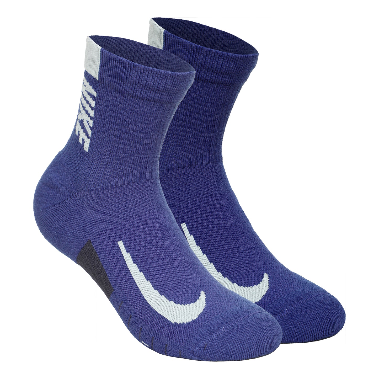 Nike Dri-Fit Multiplier No-Show Socks Running socks 2 Pack Unisex - violet, blue