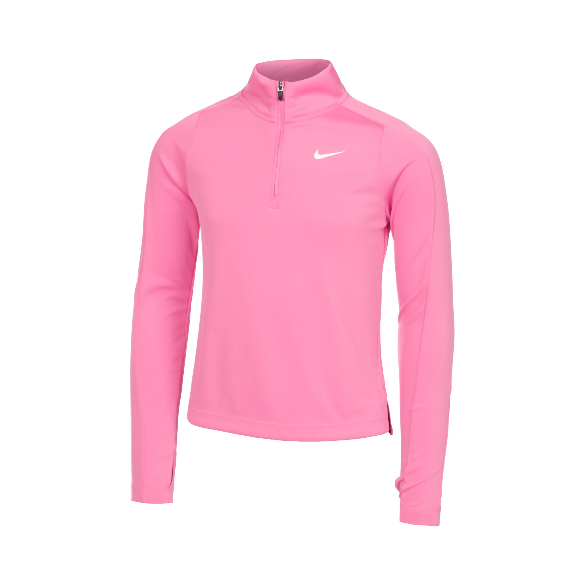 Nike Dri-Fit Half-Zip Long sleeve Girls - pink,