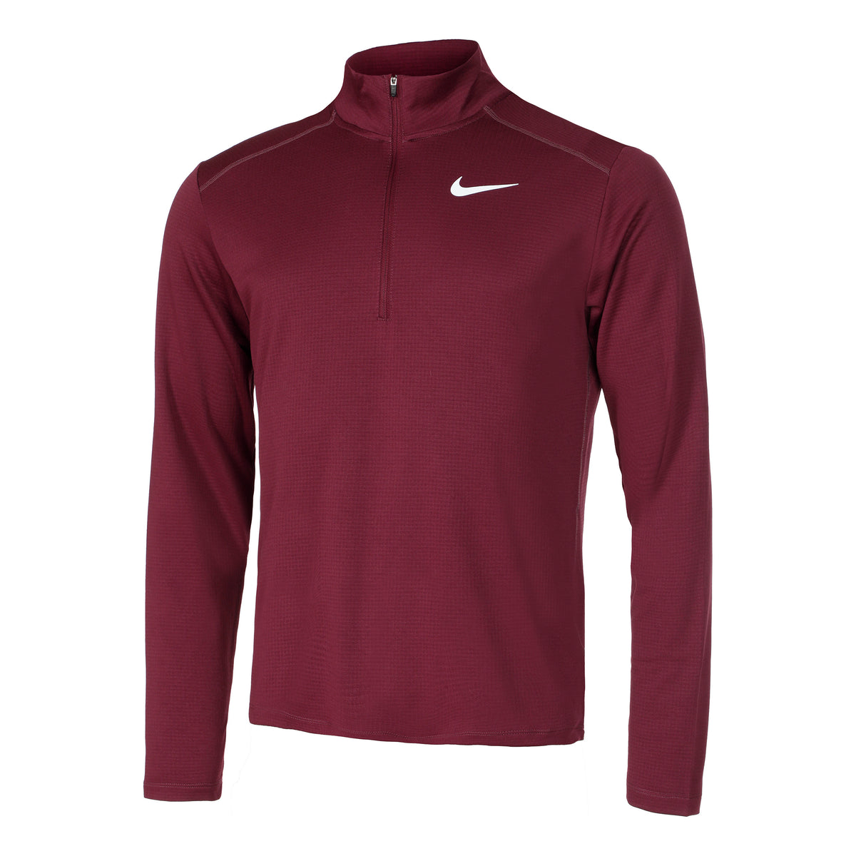 Nike Pacer Half-Zip Running shirt Men - red, silver