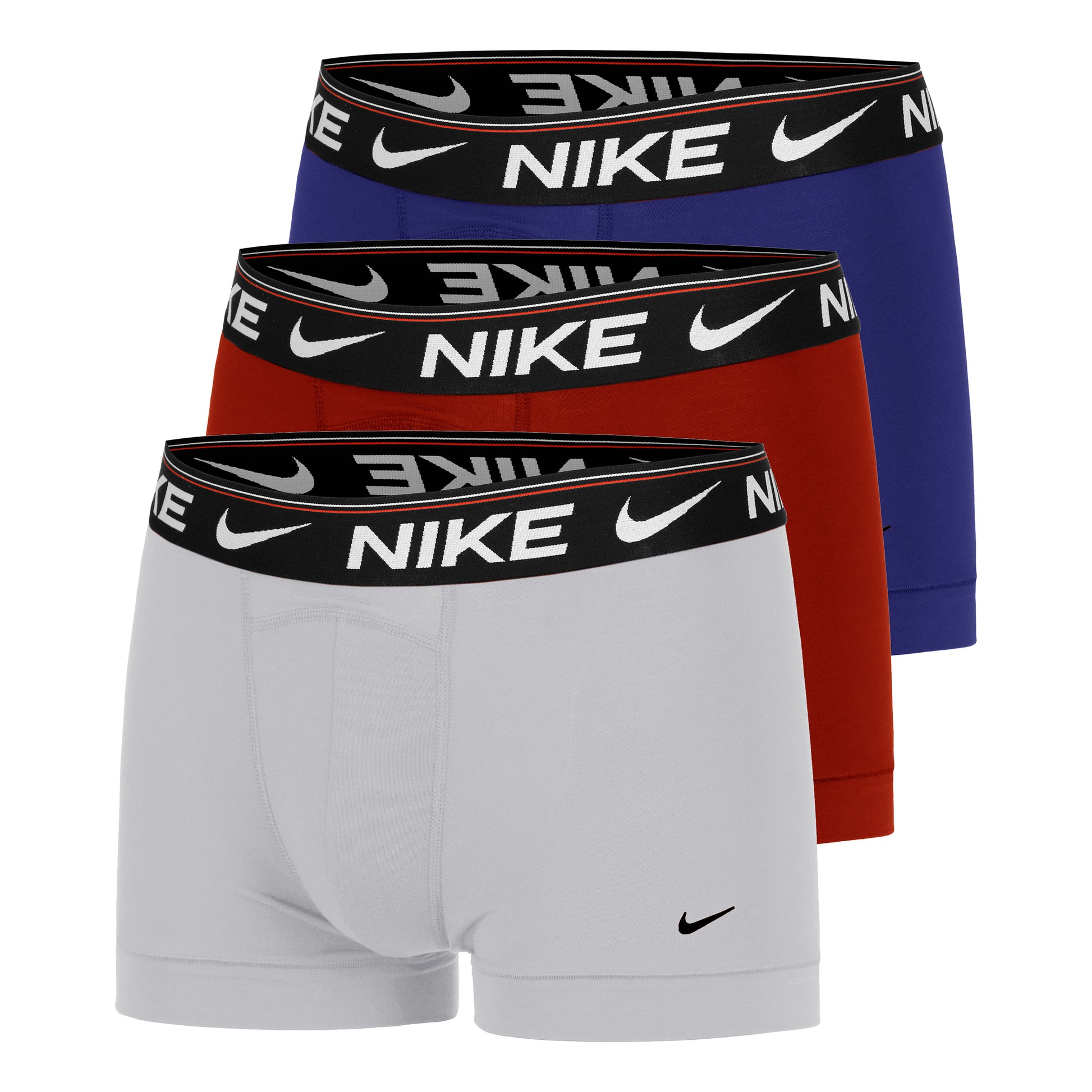Nike Ultra Comfort Boxer shorts 3 Pack Men - grey, red
