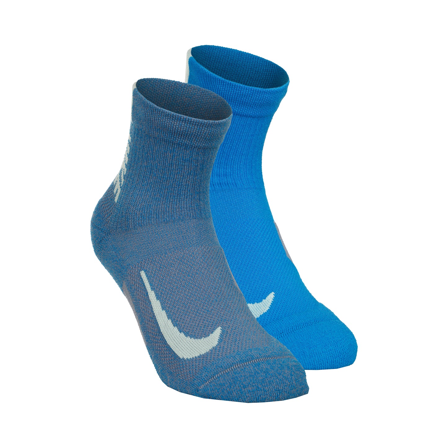 Nike Dri-Fit Multiplier No-Show Socks Running socks 2 Pack Unisex - blue,