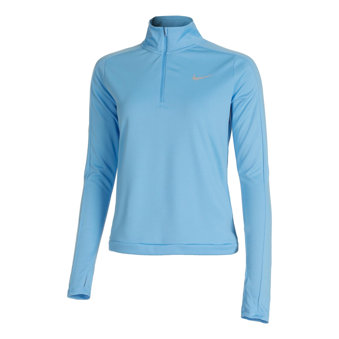 Nike Dri-Fit Pacer 1/4-Zip Long sleeve Women - light blue,