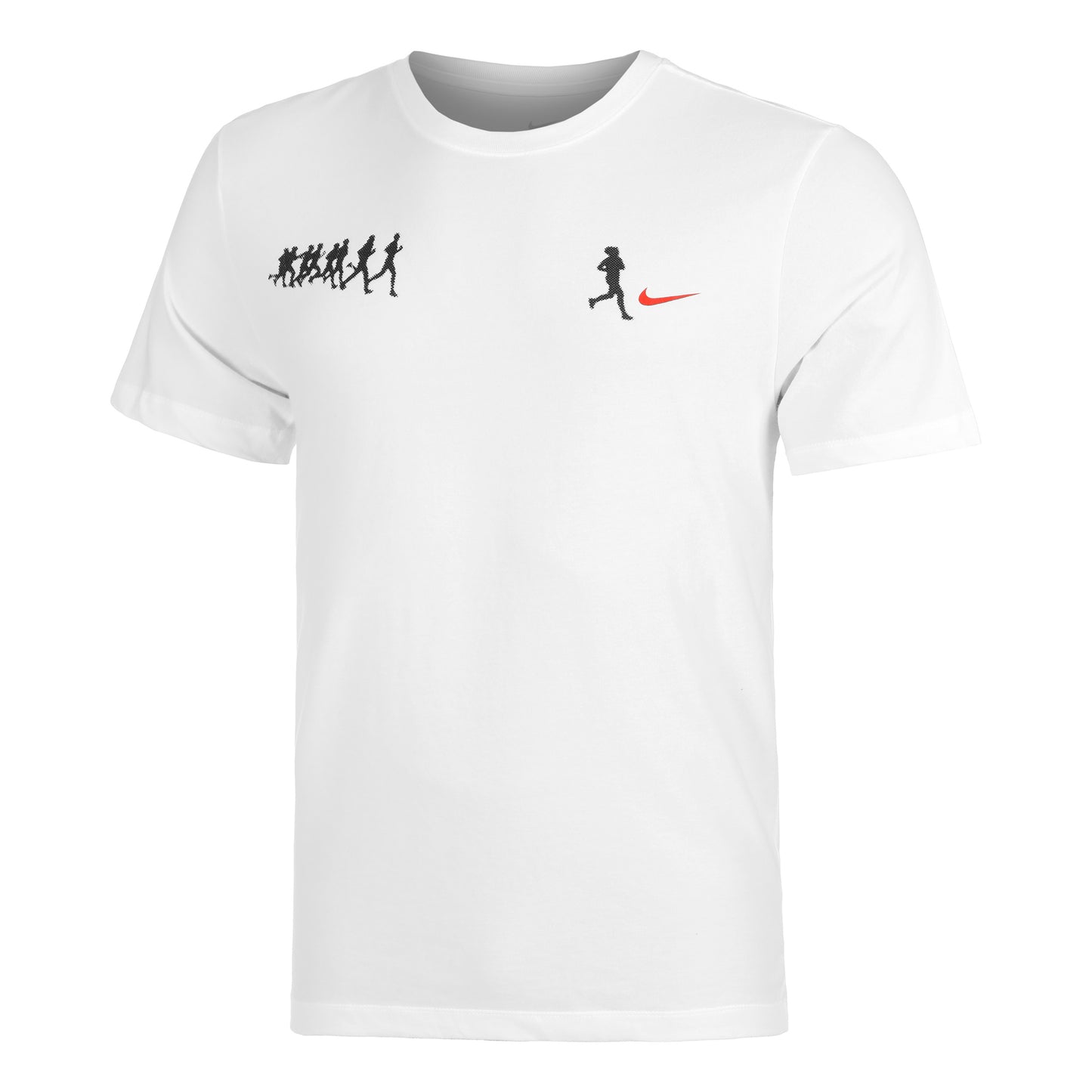 Nike Dri-Fit Dri-Fit Cotton Running shirt Men - white,