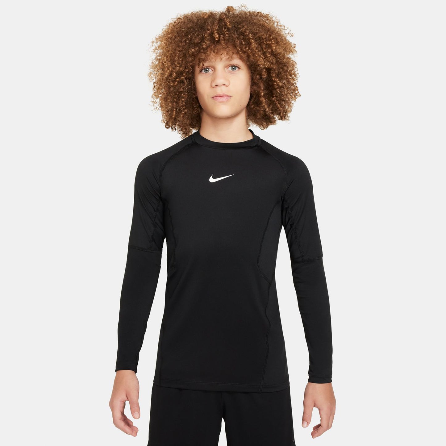 Nike Dri-Fit Pro Long Sleeve Boys-Black