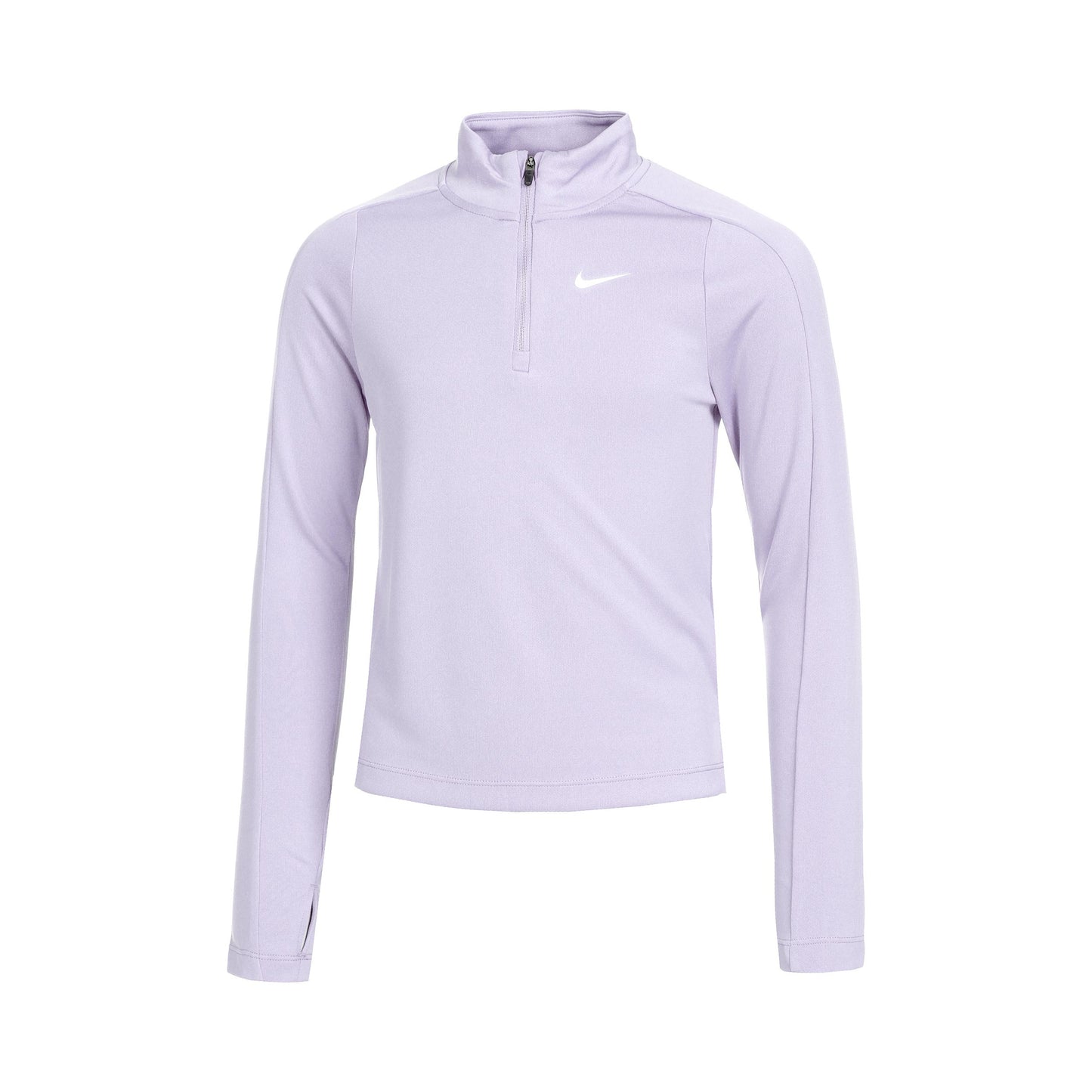 Nike Dri-Fit Half-Zip Long sleeve Girls - lilac,