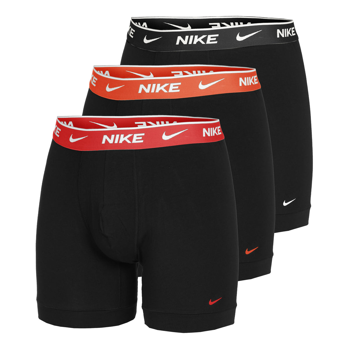 Nike Everyday Cotton Stretch Boxer shorts 3 Pack Men - black,