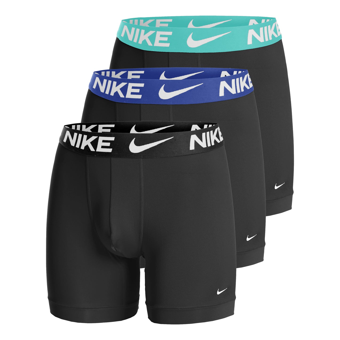 Nike Essential Micro Boxer shorts 3 Pack Men - dark grey, turquoise