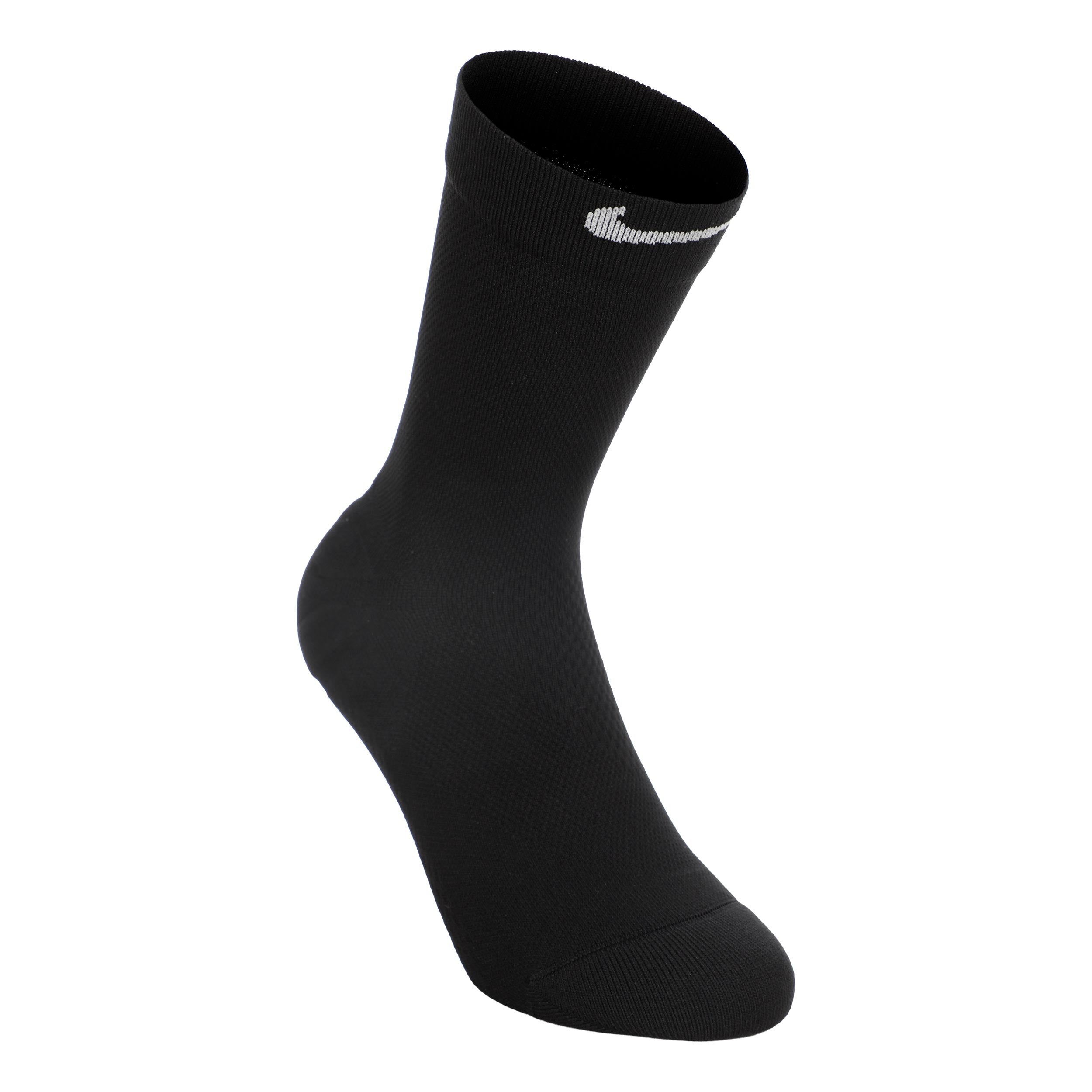 nike running socks black