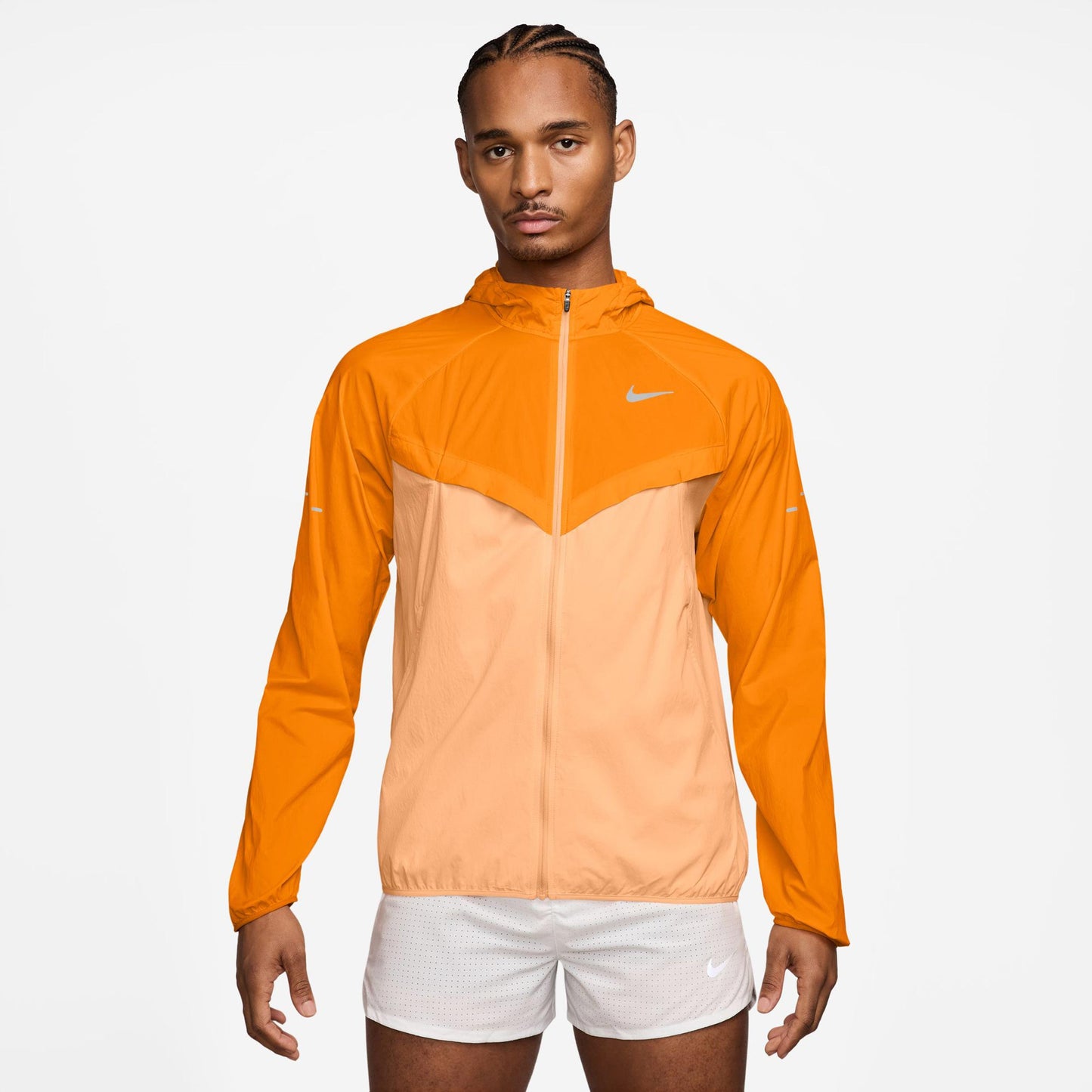 Nike Stride Running jacket Men - cream, silver