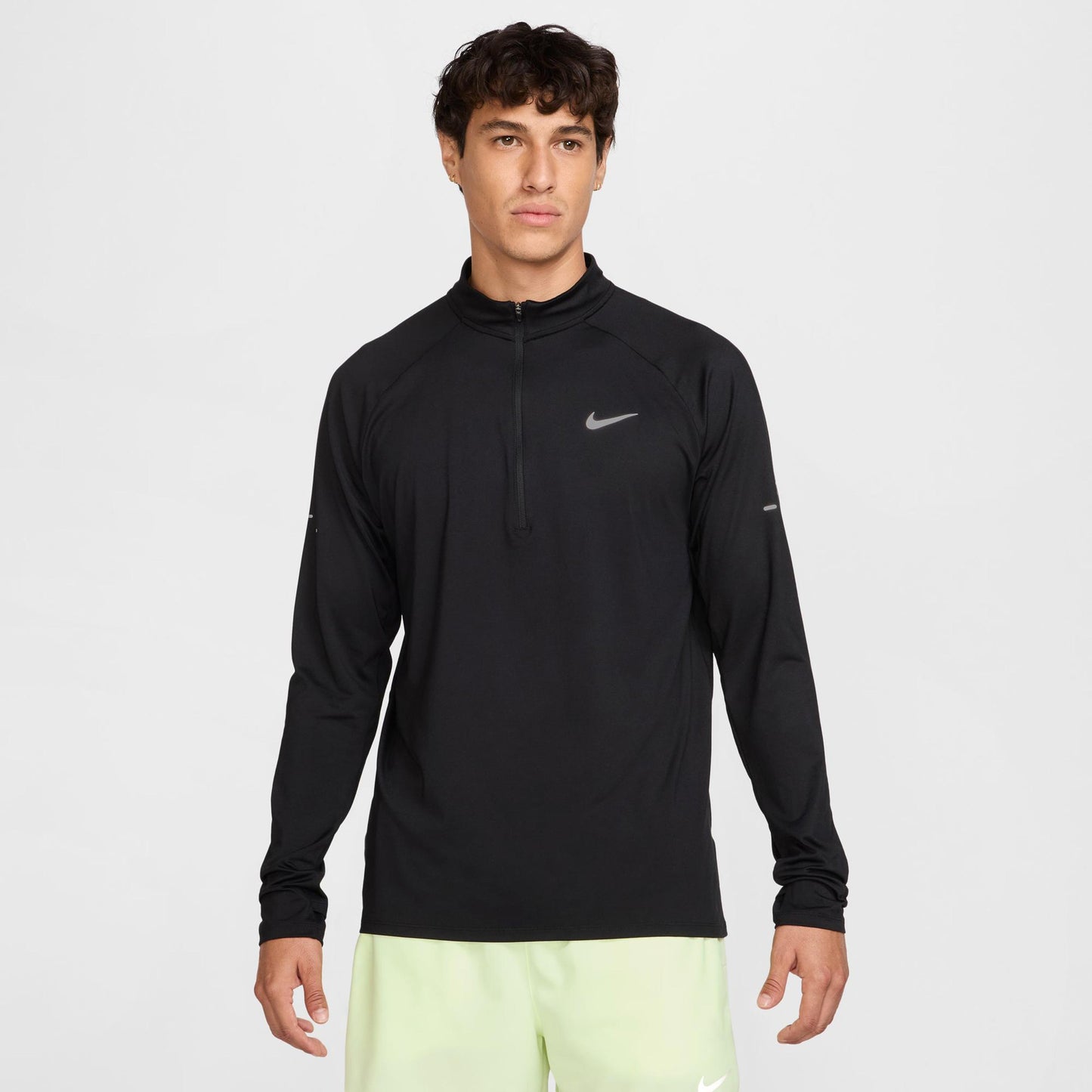 Nike Stride Running shirt Men - black, silver