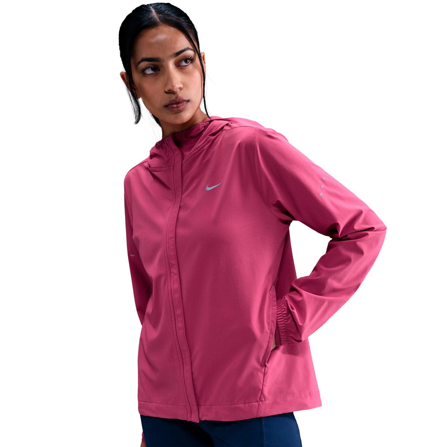 Nike Swift Running jacket Women - berry, silver