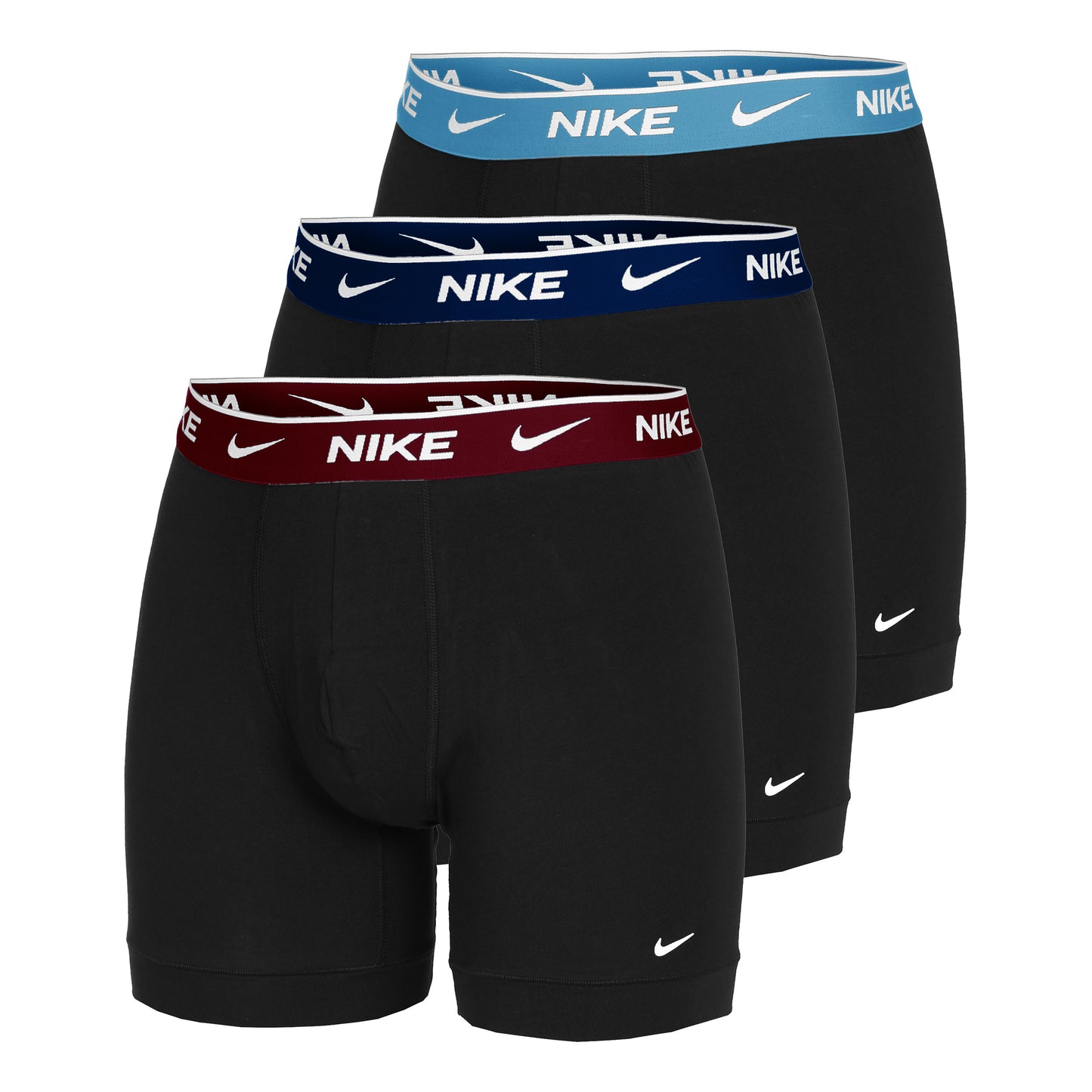 Nike Everyday Cotton Stretch Boxer shorts 3 Pack Men - black, black