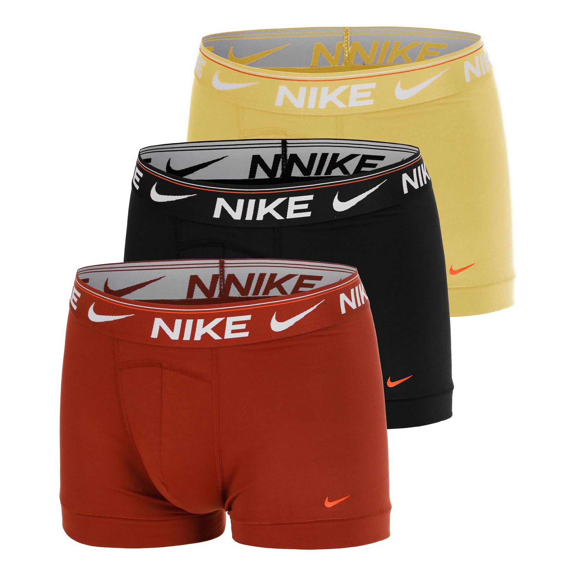 Nike Ultra Comfort Boxer Shorts 3 Pack Men-Golden Yellow,Black