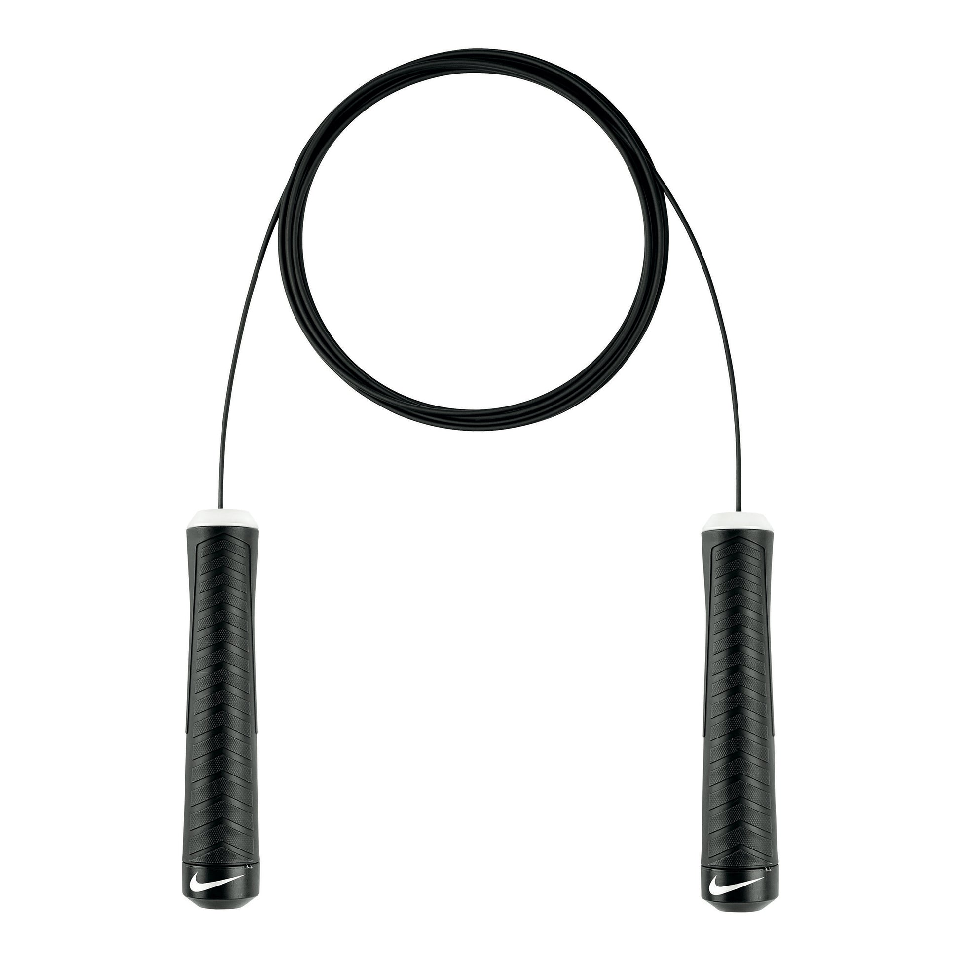 Nike Fundamental Weighted Rope Skipping Rope-Black,White