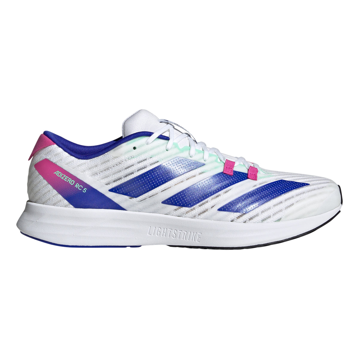adidas Adizero RC 5 Competition running shoe Unisex - white, blue