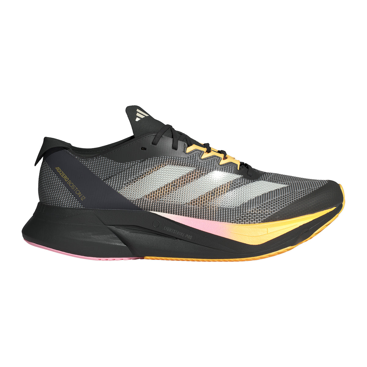 adidas Adizero Boston 12 Competition running shoe Men - black, orange
