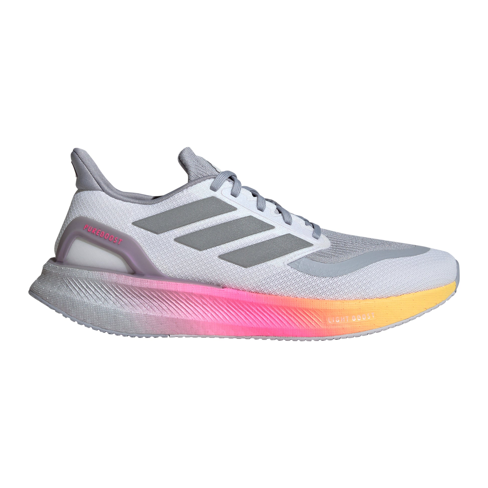 adidas Pureboost 5 Neutral running shoe Men - white, grey