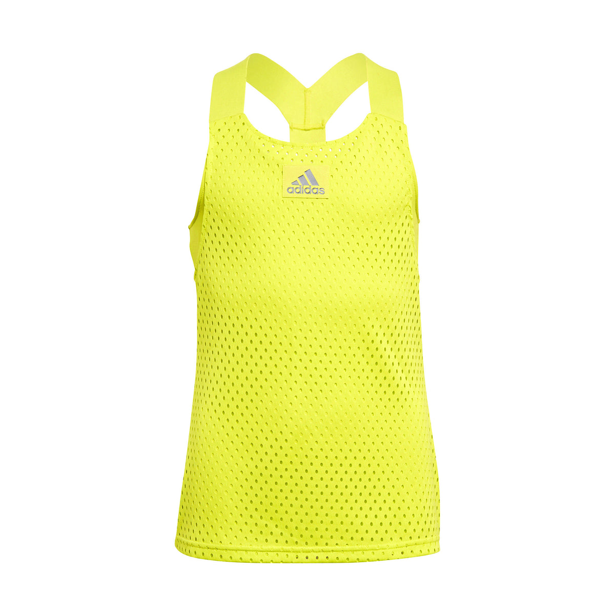 adidas Primeblue Heather Y- Tank top Girls - lemon, grey
