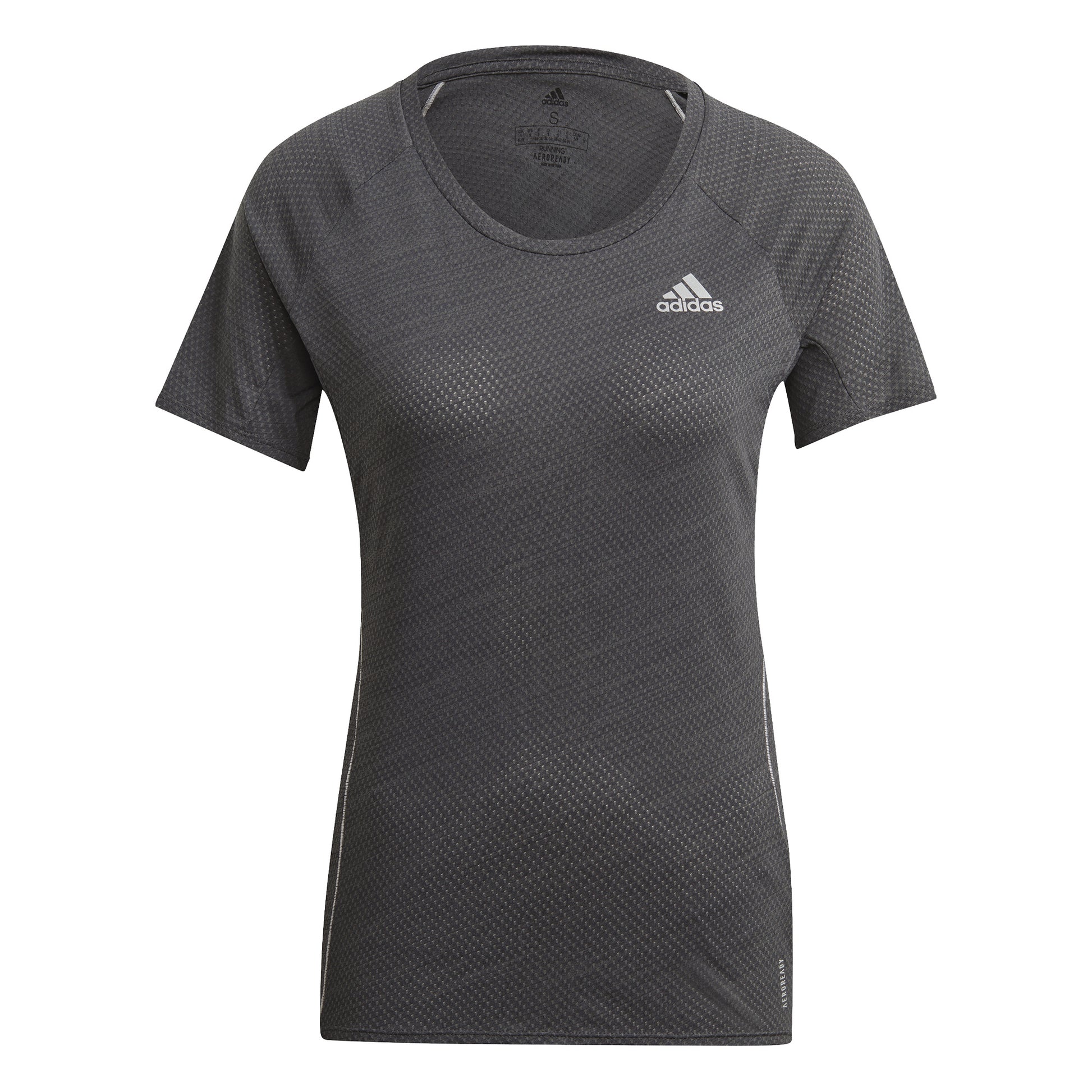 adidas Runner T-Shirt Women - dark grey, white