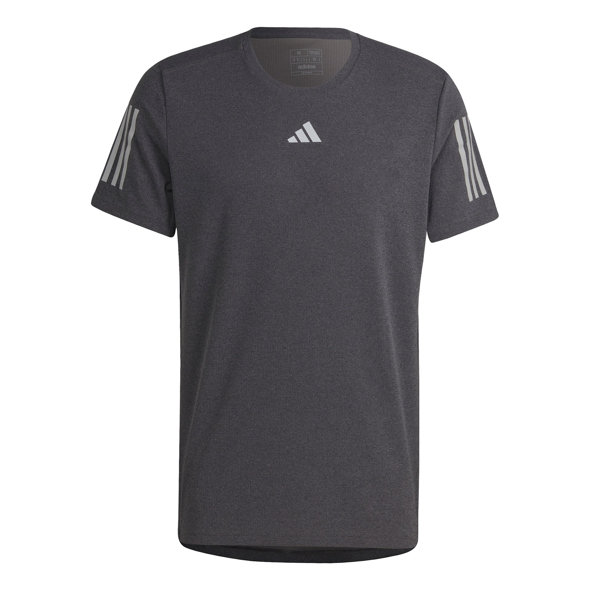 adidas Own the Run Heather Running shirt Men - grey,