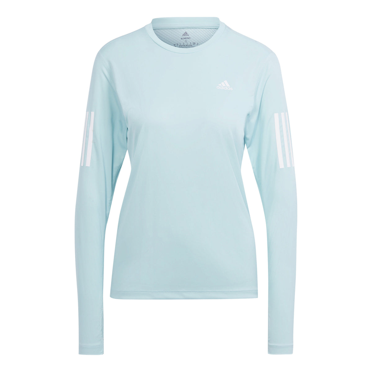 adidas Own the Run LS Running shirt Women - light blue,
