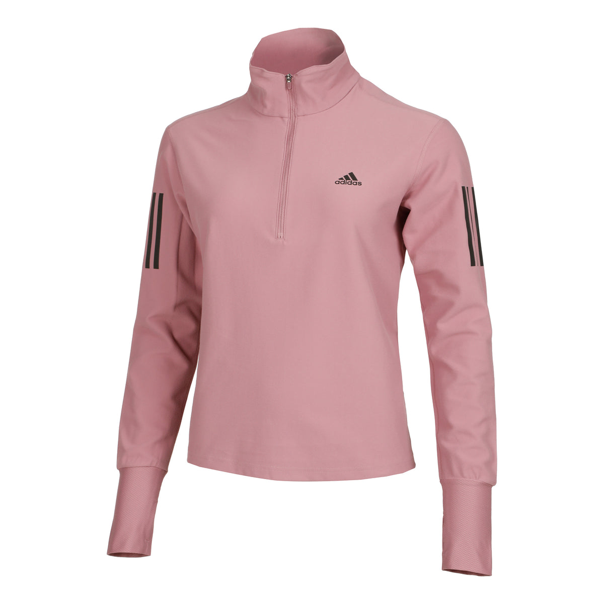 adidas Own the Run 1/4 Zip Long sleeve Women - rose,