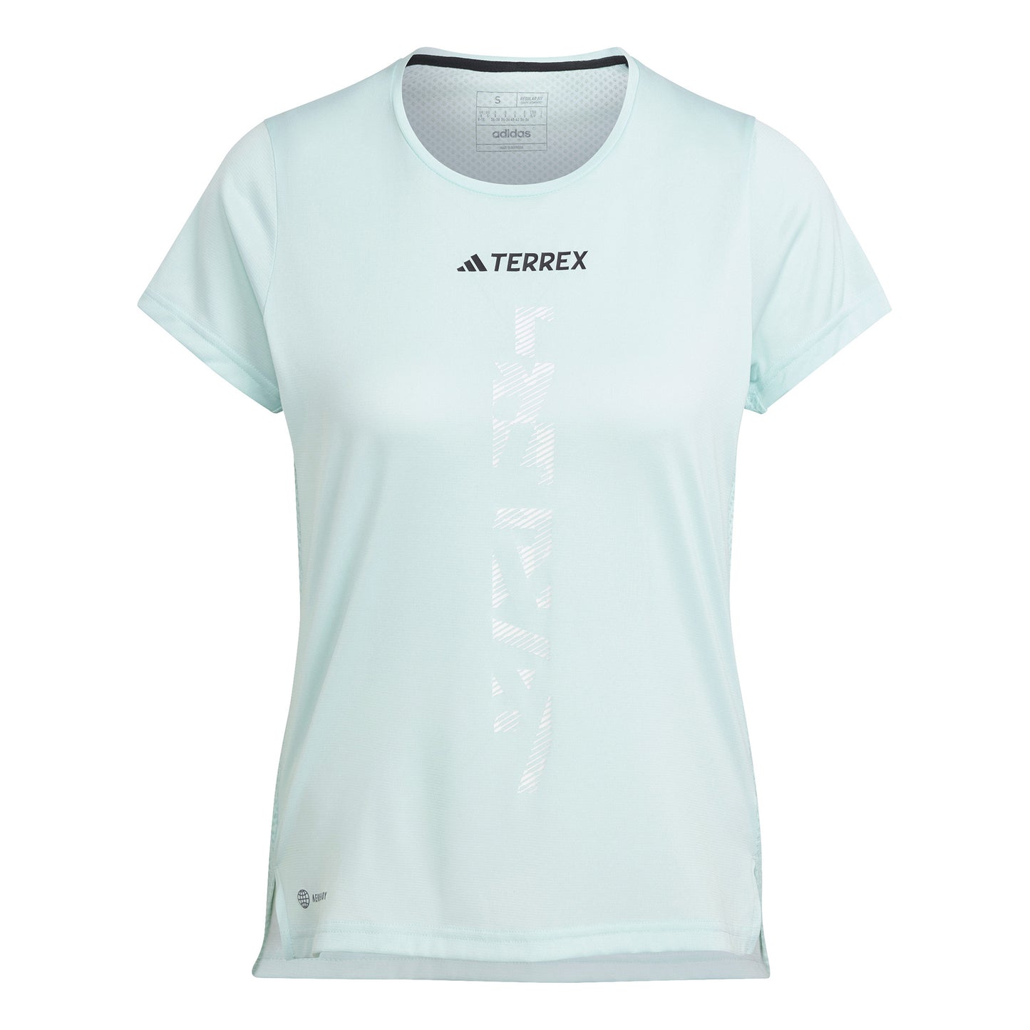 adidas Terrex AGR Running shirt Women - light blue,