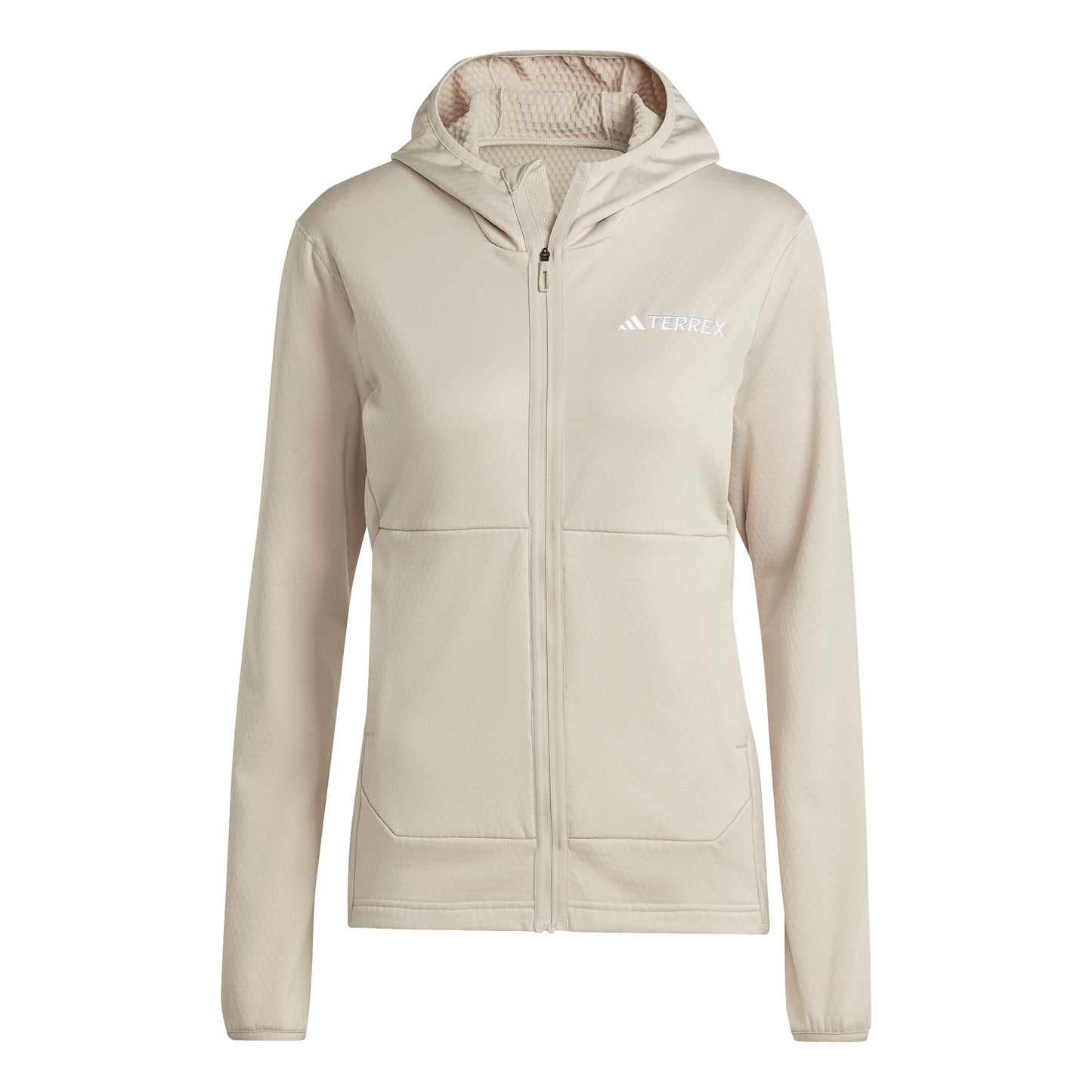 adidas Terrex XPR LT Fleece Running jacket Women - grey,
