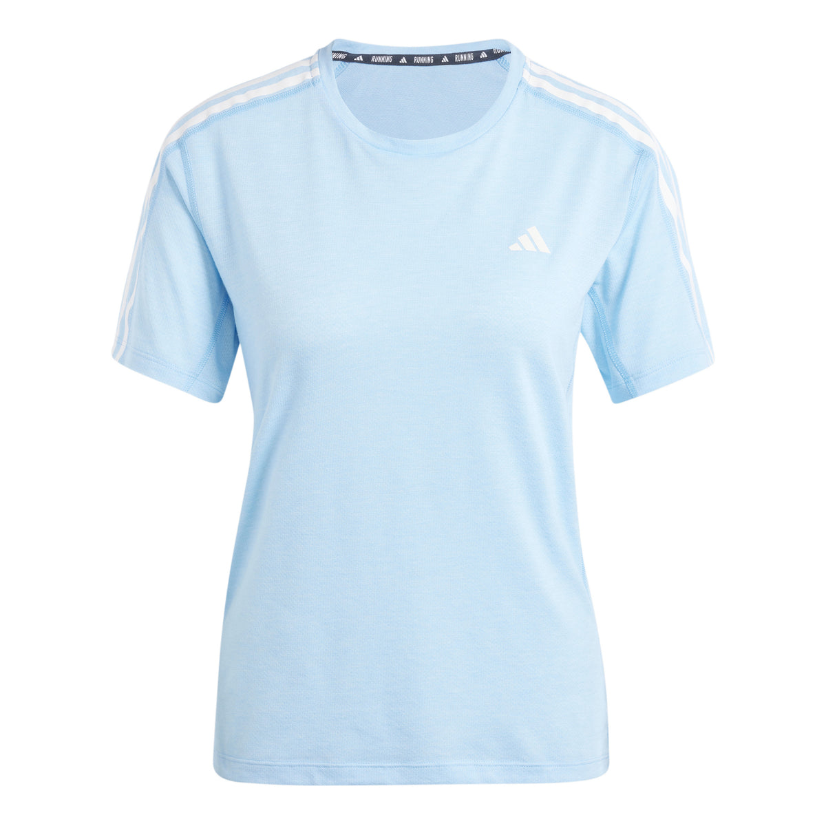 adidas Own The Run E 3S Running shirt Women - light blue,