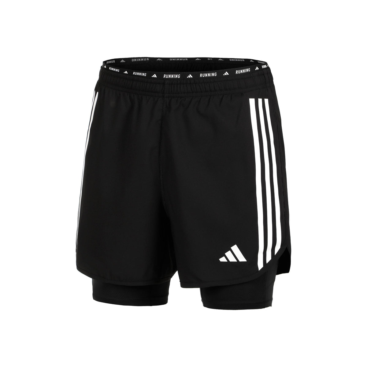 adidas Own The Run 3S 2in1 Running shorts Men - black,