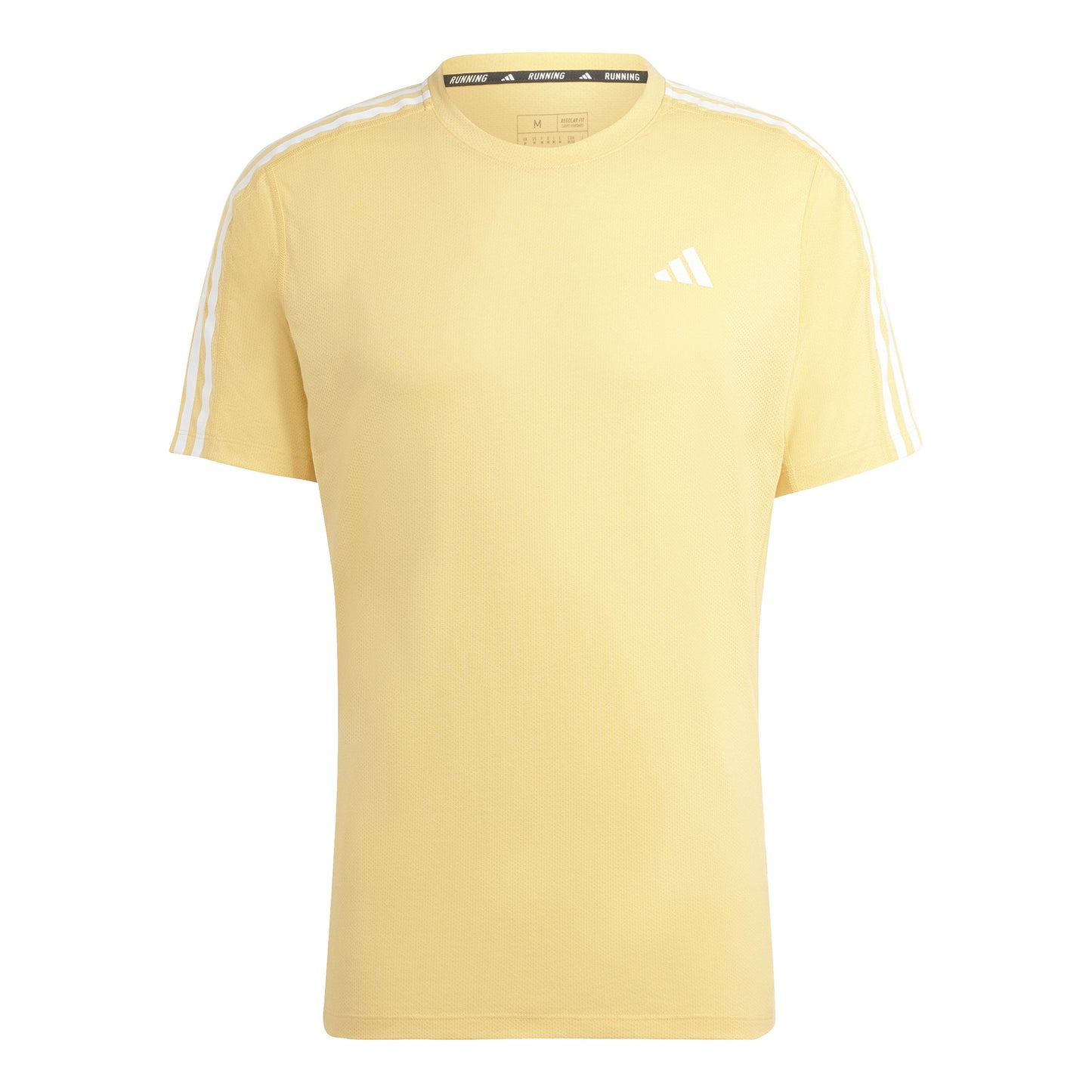 adidas Own The Run E 3S Running shirt Men - golden yellow,